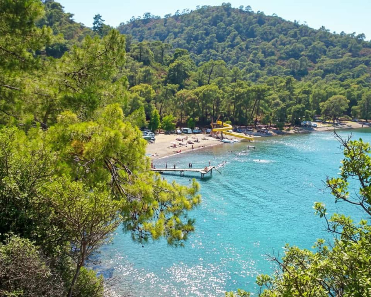 Самый красивый вид на закат: залив Бююк Саманлык